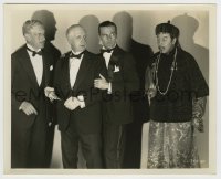 9s661 MYSTERIOUS DR FU MANCHU 8.25x10 still 1929 Warner Oland scares guys in tuxedos by Richee!