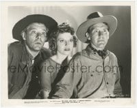 9s687 OF MICE & MEN 8x10.25 still 1940 close up of Lon Chaney Jr., Burgess Meredith & Betty Field!