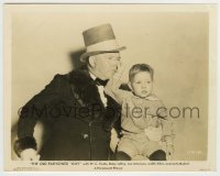 9s692 OLD-FASHIONED WAY 8x10 still 1934 cute Baby LeRoy tweaks W.C. Fields' giant nose!