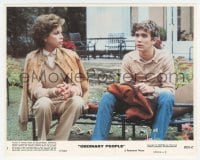 9s033 ORDINARY PEOPLE 8x10 mini LC #7 1980 Mary Tyler Moore & Timothy Hutton sitting outside!