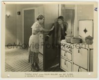 9s712 PAROLE GIRL 8x10 still 1933 short-haired Mae Clarke & Marie Prevost in kitchen!