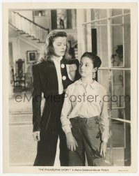 9s732 PHILADELPHIA STORY 8x10.25 still 1940 Katharine Hepburn grabbing Virginia Weidler's hair!