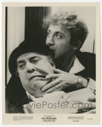 9s751 PRODUCERS 8x10 still 1967 c/u of Gene Wilder with his finger in Zero Mostel's mouth!