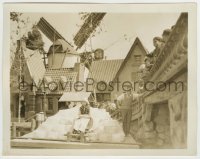 9s778 RED MILL candid 8x10.25 still 1927 Marion Davies relaxing in Dutch costume between scenes!