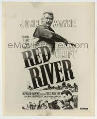 9s779 RED RIVER 8.25x10 still R1952 great image of John Wayne used on the one-sheet!