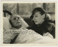 9s814 SADIE McKEE 8x10.25 still 1934 close up of Joan Crawford by Gene Raymond's bedside!