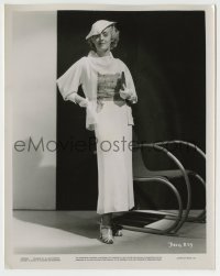 9s819 SATAN MET A LADY 8x10 still 1936 Bette Davis modeling a smart summer weather ensemble!