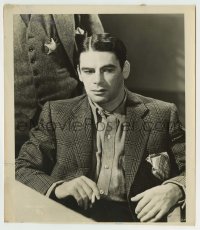 9s821 SCARFACE 8.25x9.25 still 1932 best close up of tough gangster Paul Muni with his scar!