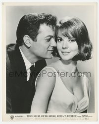 9s830 SEX & THE SINGLE GIRL 8x10.25 still 1965 great c/u of Tony Curtis & sexiest Natalie Wood!