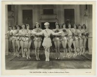 9s832 SHOPWORN ANGEL 8x10.25 still 1938 Margaret Sullavan in uniform with sexy chorus girls!
