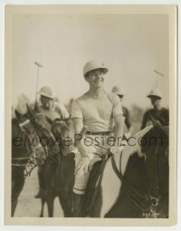 9s842 SMART SET 8x10.25 still 1928 great close up of William Haines on horse playing polo!