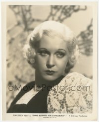 9s843 SOME BLONDES ARE DANGEROUS 8.25x10 still 1937 head & shoulders portrait of Dorothea Kent!