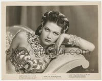 9s850 SONG OF SCHEHERAZADE 8x10.25 still 1946 Yvonne De Carlo in skimpy costume w/ lots of jewelry!