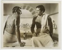 9s853 SPARTACUS 8.25x10 still 1960 Laurence Olivier as Crassus in nude bath scene with John Gavin!