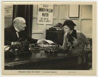 9s869 STRAIGHT FROM THE HEART 8x10.25 still 1935 c/u of Mary Astor in Robert McWade's office!