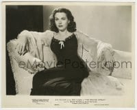 9s870 STRANGE WOMAN 8.25x10.25 still 1946 wonderful portrait of gorgeous Hedy Lamarr on chaise!