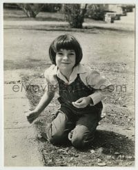 9s926 TO KILL A MOCKINGBIRD 7.25x9 still 1962 great close up of Mary Badham as Scout kneeling!