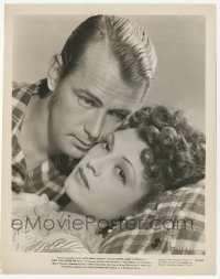 9s948 TWO YEARS BEFORE THE MAST 8x10.25 still 1945 close portrait of Alan Ladd & Esther Fernandez!