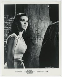 9s974 WEST SIDE STORY 8x10.25 still 1961 close up of pretty Natalie Wood facing Tony's killer!