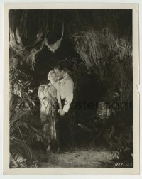 9s985 WOMAN WHO NEEDED KILLING 8x10.25 still 1929 Neil Hamilton romances Olga Baclanova outdoors!