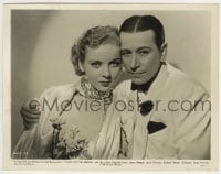 9s998 YOURS FOR THE ASKING 8x10.25 still 1936 great c/u of George Raft & sexy young Ida Lupino!