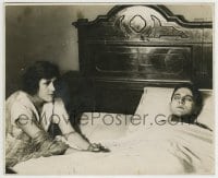 9s171 CALL OF THE BLOOD deluxe English 8x9.75 still 1921 Phyllis Neilson-Terry w/sick Ivor Novello!