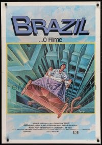 9t029 BRAZIL Brazilian 1985 Terry Gilliam, Jonathan Pryce, Robert De Niro!