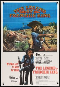9t097 LEGEND OF FRENCHIE KING Canadian 1sh 1971 sexiest Claudia Cardinale punching Brigitte Bardot