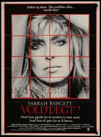 9t314 EXTREMITIES Danish 1987 different full-length close up of sexy Farrah Fawcett!
