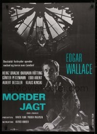9t342 SQUEAKER Danish 1964 from Edgar Wallace novel, image of Klaus Kinski!