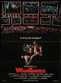 9t350 WARGAMES Danish 1983 Matthew Broderick plays video games to start World War III!