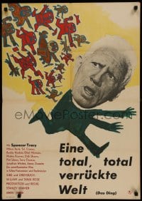 9t448 IT'S A MAD, MAD, MAD, MAD WORLD East German 23x32 1968 Spencer Tracy chased, different!