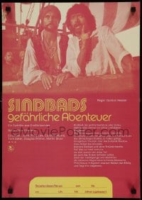 9t467 GOLDEN VOYAGE OF SINBAD East German 16x23 1980 Ray Harryhausen, cool fantasy image!