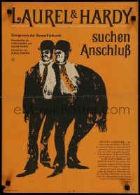 9t472 LAUREL & HARDY SUCHEN ANSCHLUSS East German 16x23 1972 completely different art!