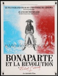 9t208 BONAPARTE ET LA REVOLUTION French 22x30 1972 Abel Gance's classic restored w/new scenes!