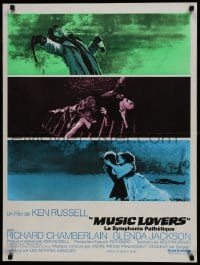 9t232 MUSIC LOVERS French 24x32 1971 directed by Ken Russell, different art of Glenda Jackson!