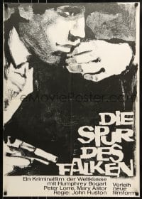 9t077 MALTESE FALCON German R1964 great different Wischnewski artwork of Bogart with gun!