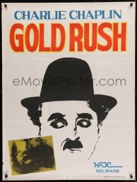 9t017 GOLD RUSH Indian R1970s Charlie Chaplin classic, cool different artwork!