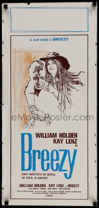 9t627 BREEZY Italian locandina 1976 directed by Clint Eastwood, art of William Holden & Kay Lenz!