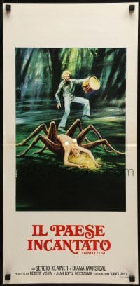 9t643 FANDO & LIS Italian locandina 1980 Alejandro Jodorowsky, Mafe art of topless spider woman!