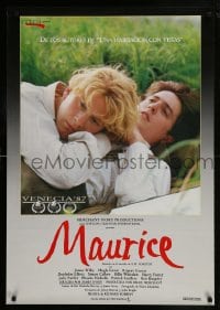 9t113 MAURICE Spanish 1987 gay homosexual romance directed by Ivory, produced by Ismail Merchant!