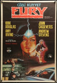 9t172 FURY Turkish 1981 Brian De Palma, Kirk Douglas, an experience in terror & suspense!