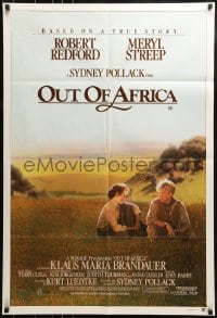 9w738 OUT OF AFRICA Aust 1sh 1985 Robert Redford & Meryl Streep, directed by Sydney Pollack!