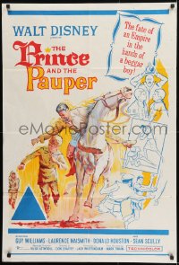 9w740 PRINCE & THE PAUPER: THE PAUPER KING Aust 1sh 1965 edited from episodes of TV's Disneyland!