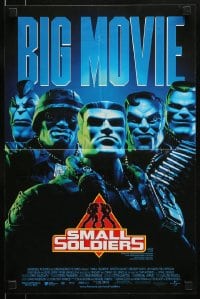 9w943 SMALL SOLDIERS Aust daybill 1998 computer animated CGI cartoon directed by Joe Dante!