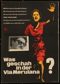 9w096 FACTS OF MURDER East German 8x12 1961 Claudia Cardinale, Pietro Germi's Un Maledetto Imbroglio!