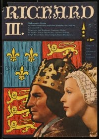 9w102 RICHARD III East German 8x12 1959 Laurence Olivier as director and in title role!