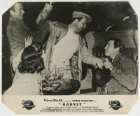 9w449 HARVEY French LC 1950 Jesse White about to punch James Stewart held back by Drake!