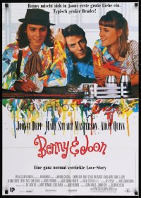 9w488 BENNY & JOON German 1993 photo of cast, Johnny Depp, Mary Stuart Masterson, Aidan Quinn!