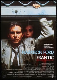 9w559 FRANTIC German 1988 directed by Roman Polanski, Harrison Ford & Emmanuelle Seigner!